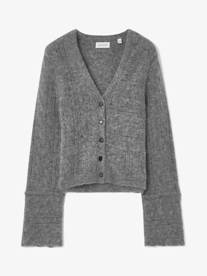 Cable knit cardigan | House of Dagmar