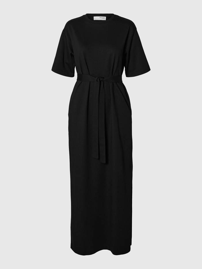 Maxi Jurk Met Korte Mouwen | Selected-Femme