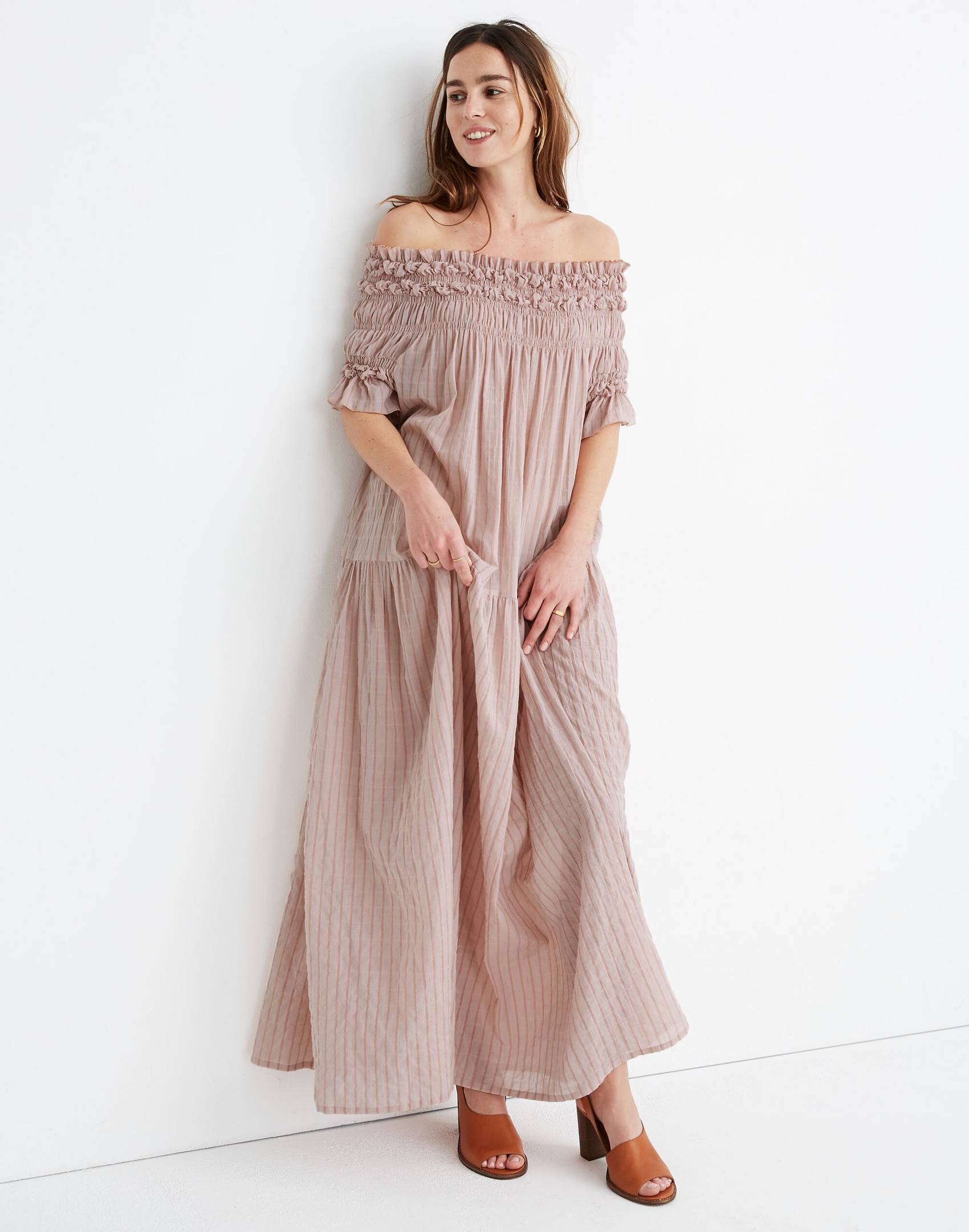 Karen Walker Orestes Ruched Maxi Dress Madewell