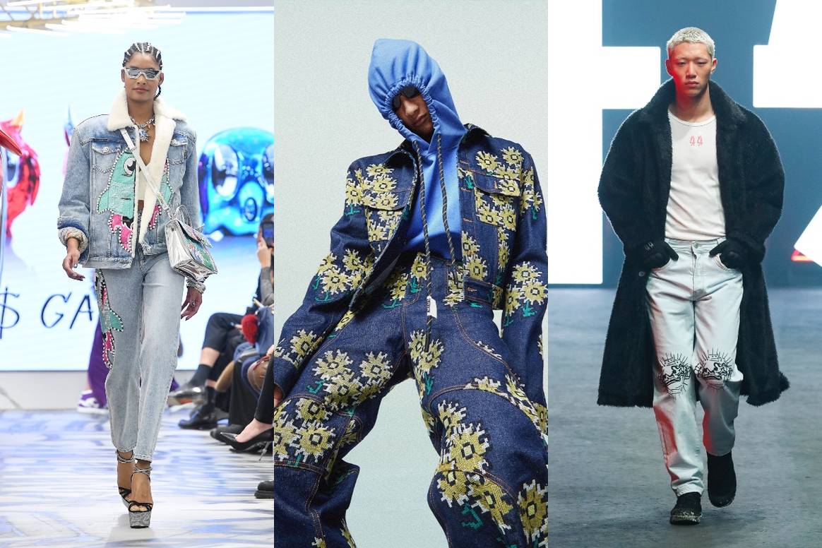 AW22 collections | Photos (from left
to right): Philipp Plein, Dhruv Kapoo r(via catwalkpictures) and 44
Labels Group