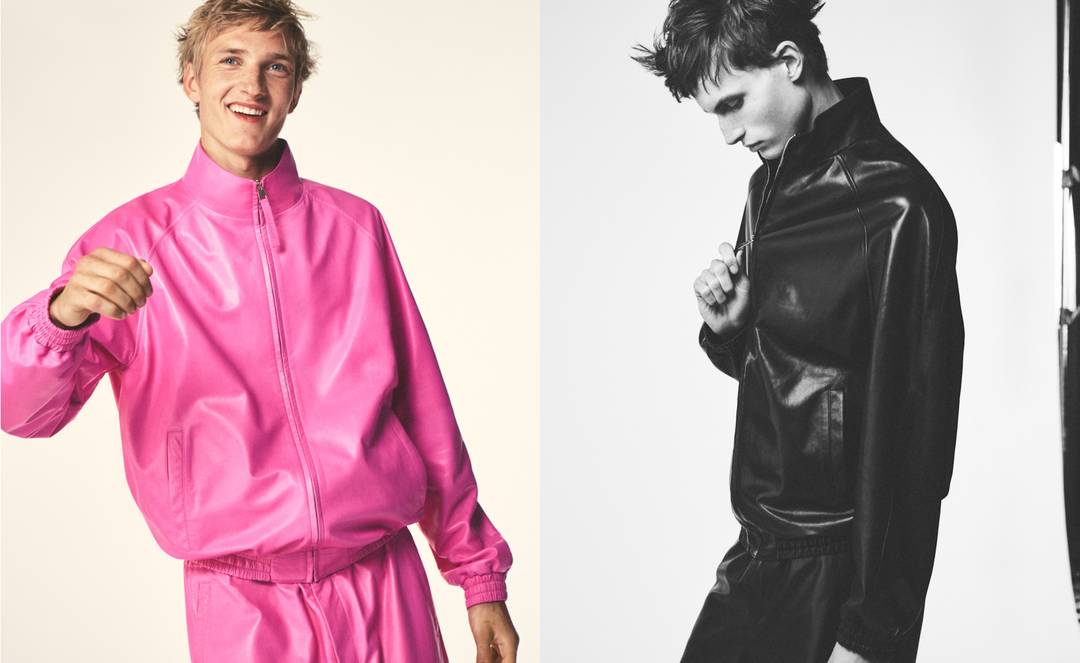 Givenchy Menswear Spring Summer 2027 leather track suits Sarah Burton