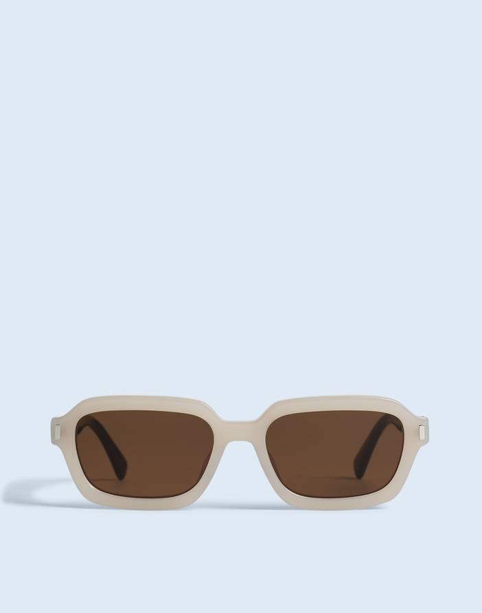 Rounded Rectangle Acetate Sunglasses | Madewell display picture 1