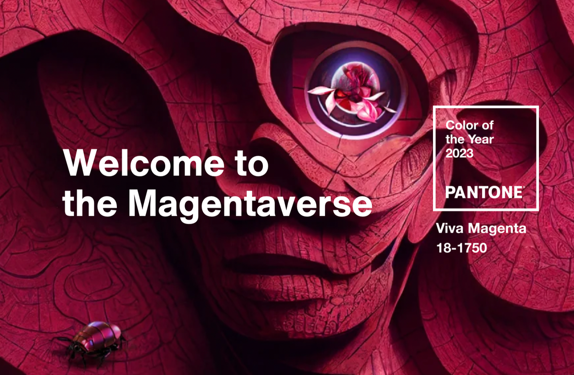 Pantone is bringing its Colour of the Year into the digital realm. Image: Pantone