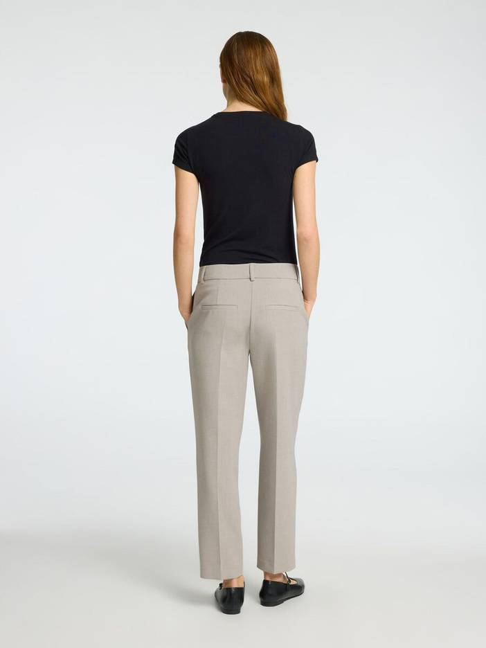 Cropped Tapered Fit Broek | Selected-Femme