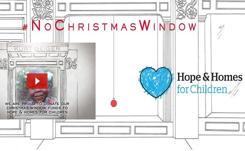 Kurt Geiger launches 'No Christmas Window' charity campaign