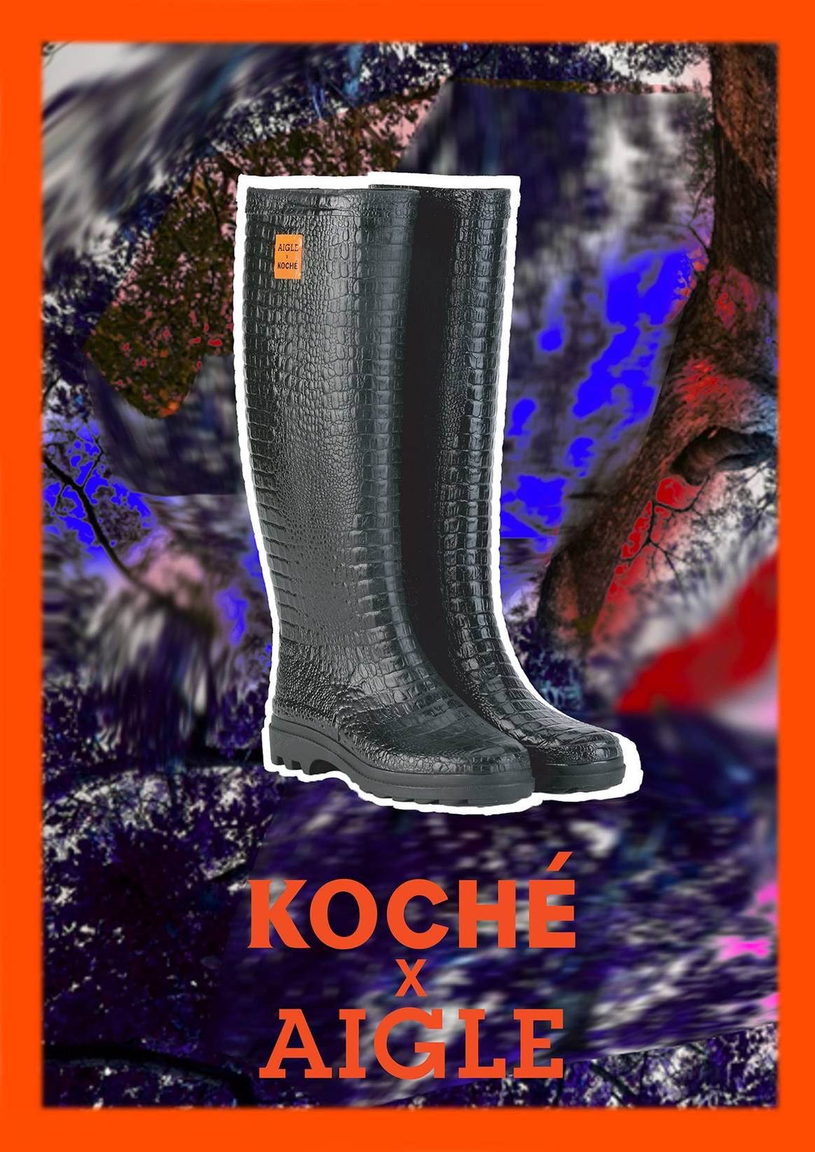 Aigle en KOCHÉ verenigen functionele techwear en streetwear couture in verrassende capsule