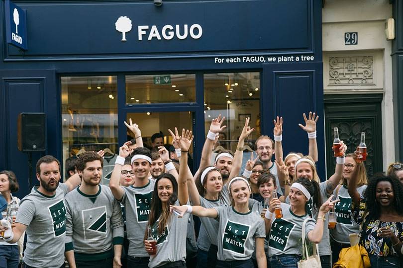 Faguo : des vêtements et des arbres