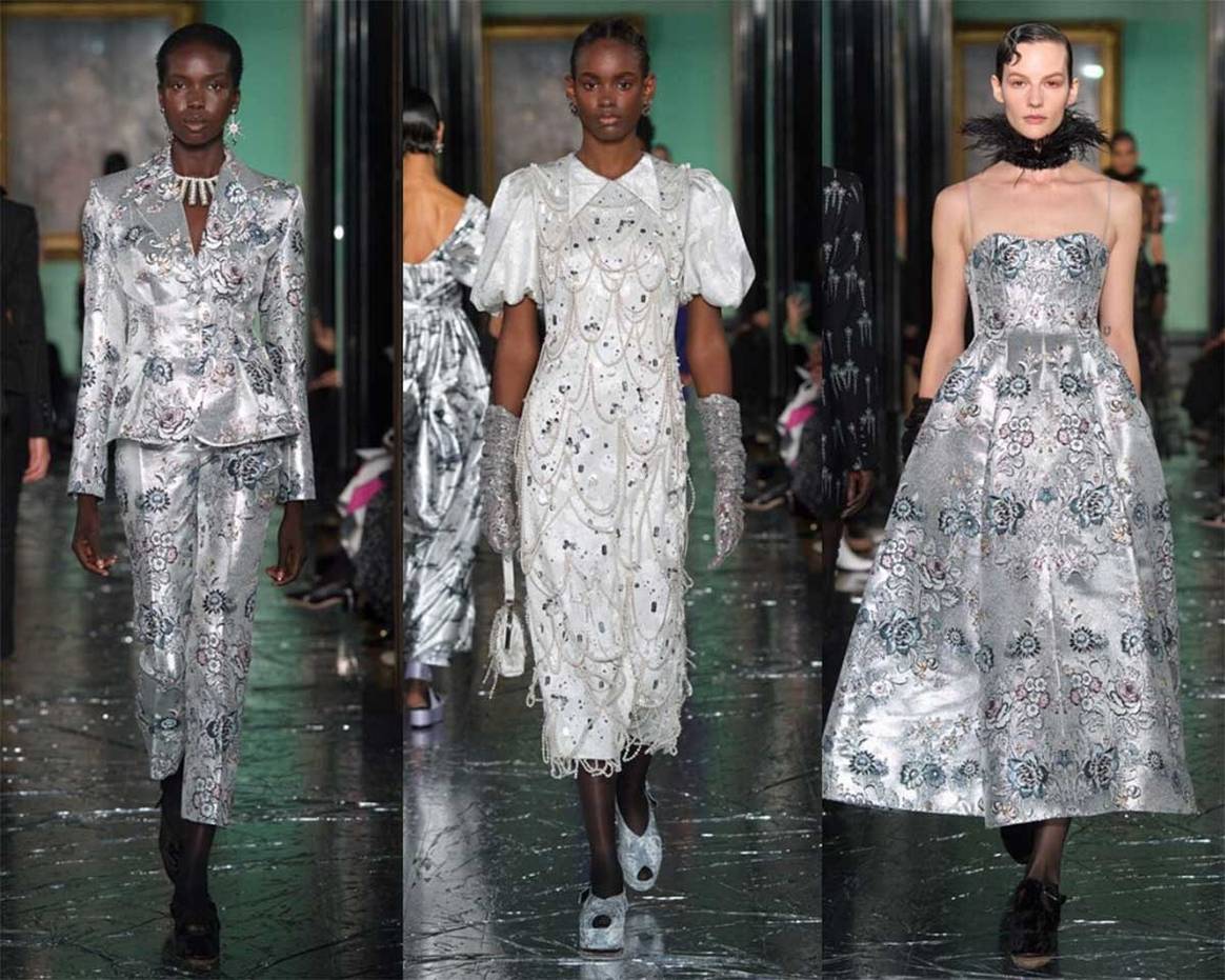 LFW AW20: Tulle, sequins and couture glamour