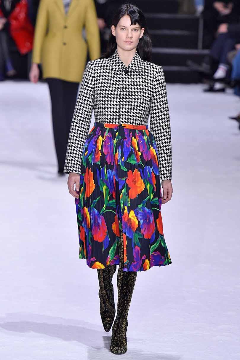 Balenciaga looks to Angela Merkel for inspiration at Paris Fashion Week