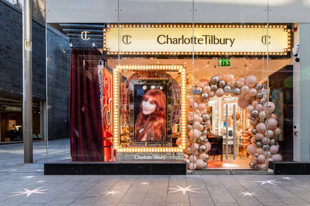 Charlotte Tilbury storefront.