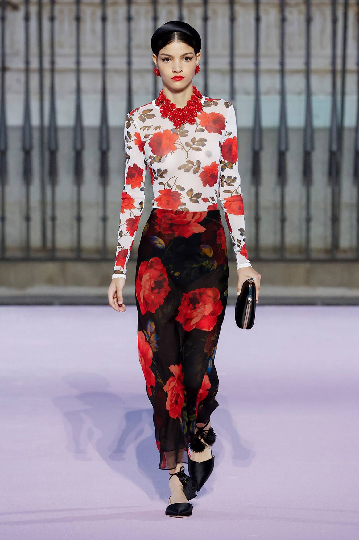 Carolina Herrera, presentación en la Plaza Mayor de Madrid de la colección Primavera/Verano 2026.