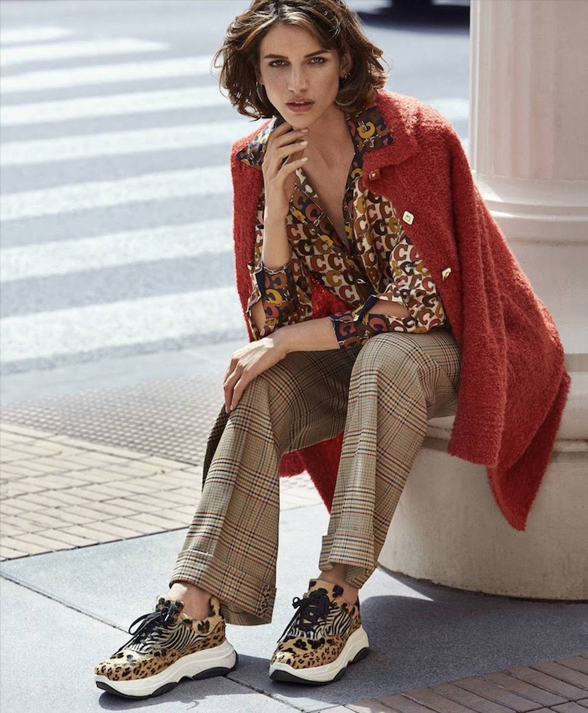 Prints all over met Caroline Biss