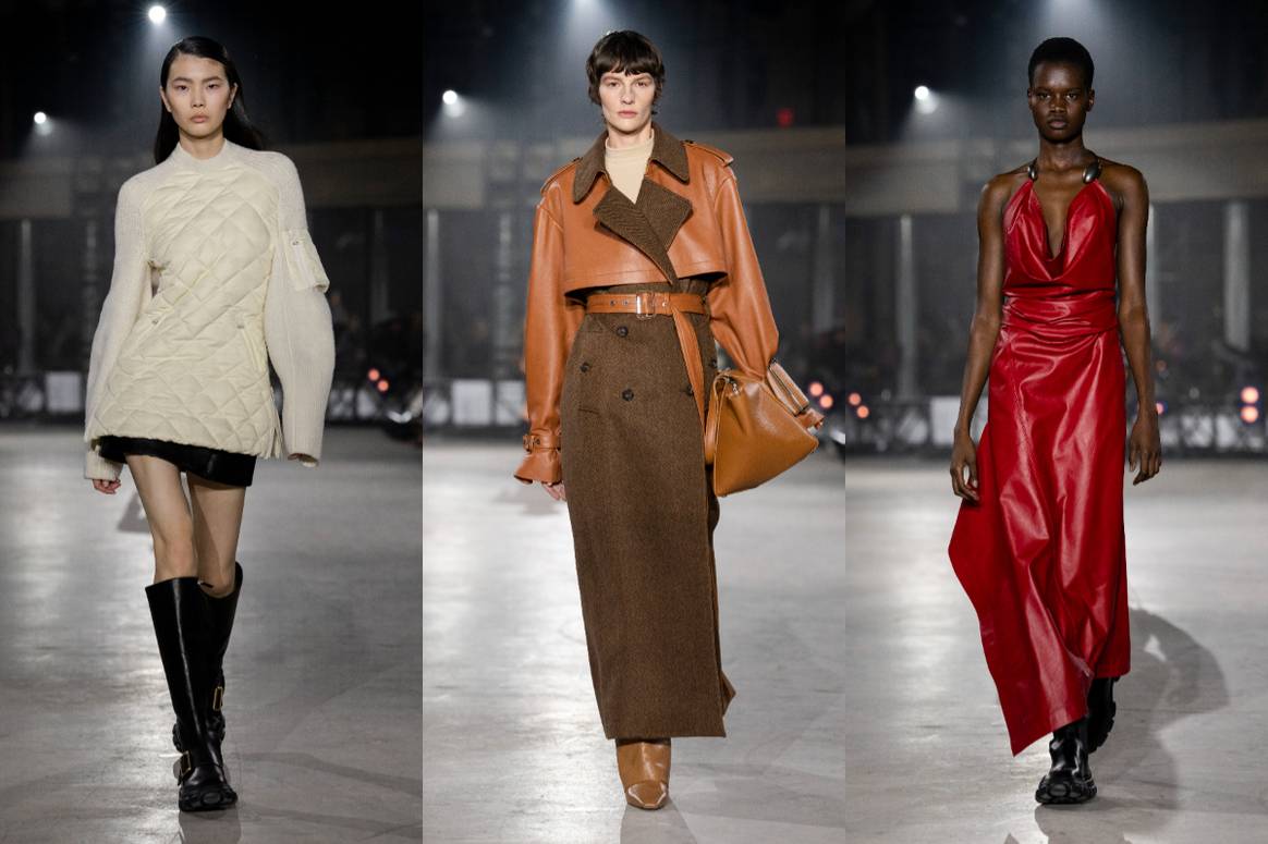 Looks from Simkhai AW23 for NYFW. Image: Launchmetrics Spotlight