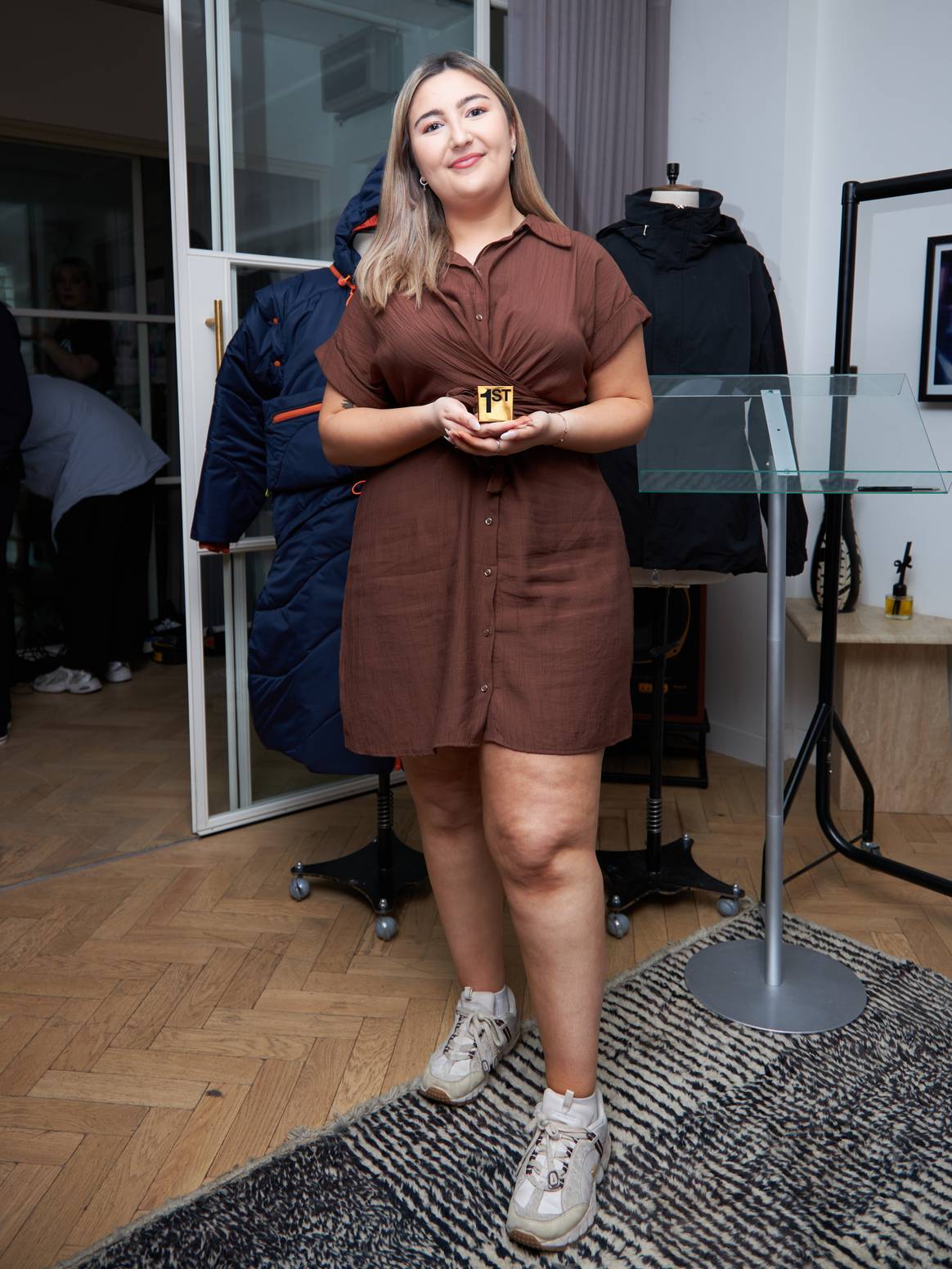 Credits: Image: London College of Fashion by Eilwen Jones; Enterprise Challenge winner, Hanan Tantush, founder of Intotum