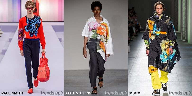 SS19 Belangrijke Herenmode Print- en Grafische Printtrends