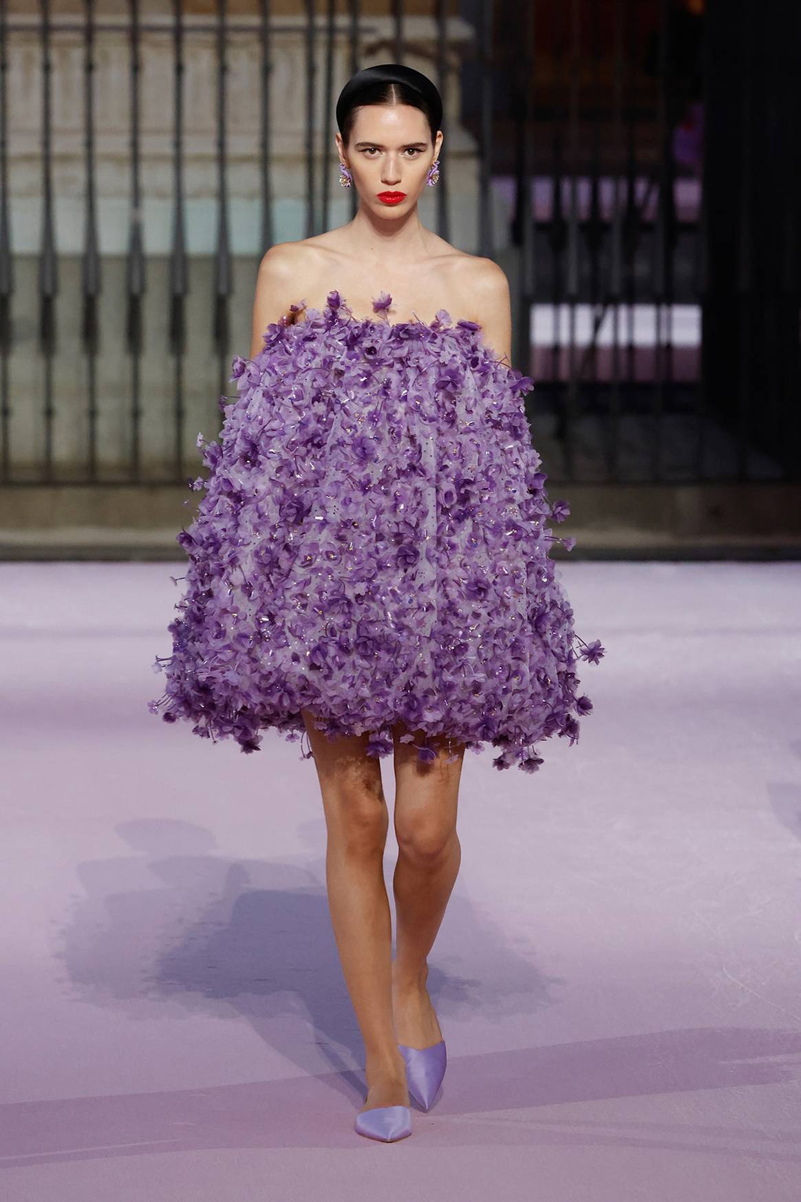 Carolina Herrera, presentación en la Plaza Mayor de Madrid de la colección Primavera/Verano 2026.