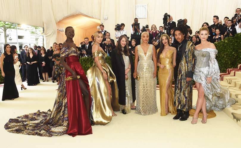 Guests at Met Gala 2018.