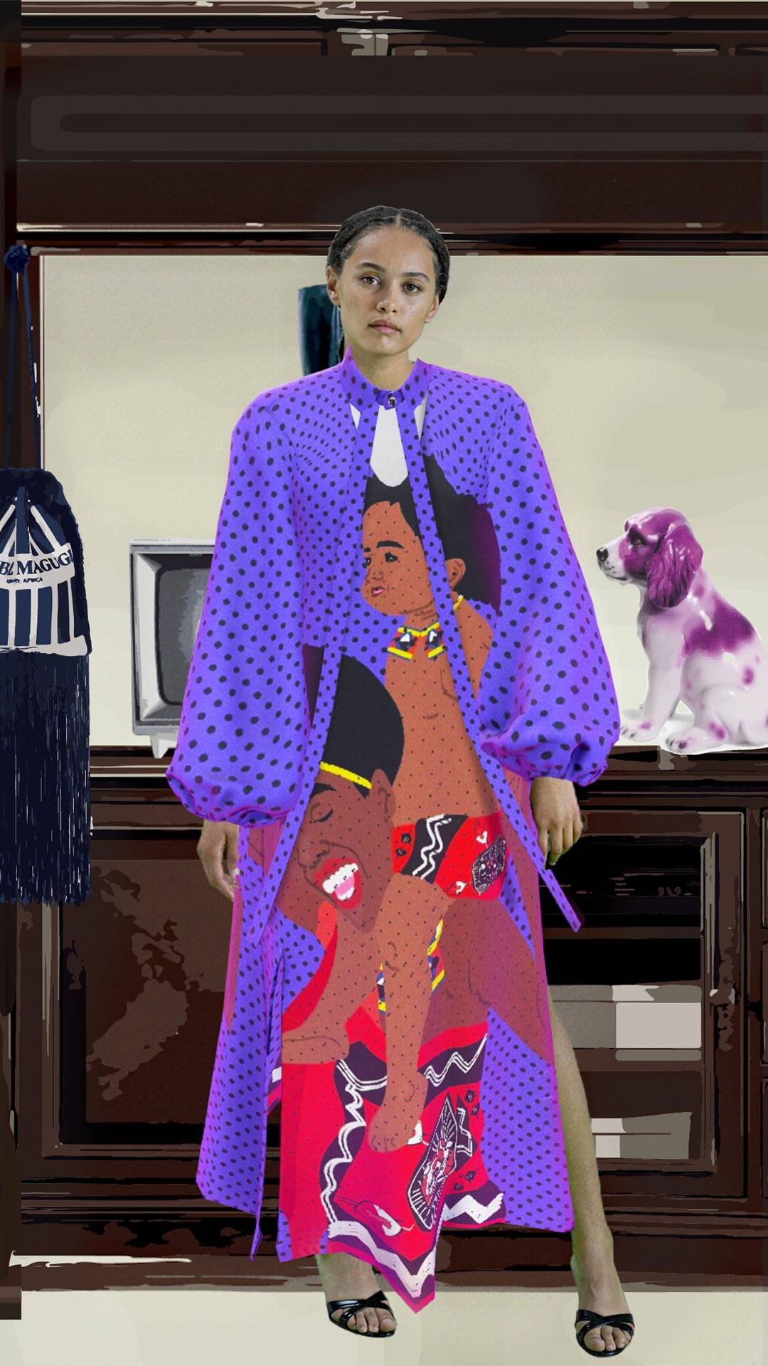 Image: Vogue x Snapchat: Redefining the Body’; Thebe Magugu try-on
