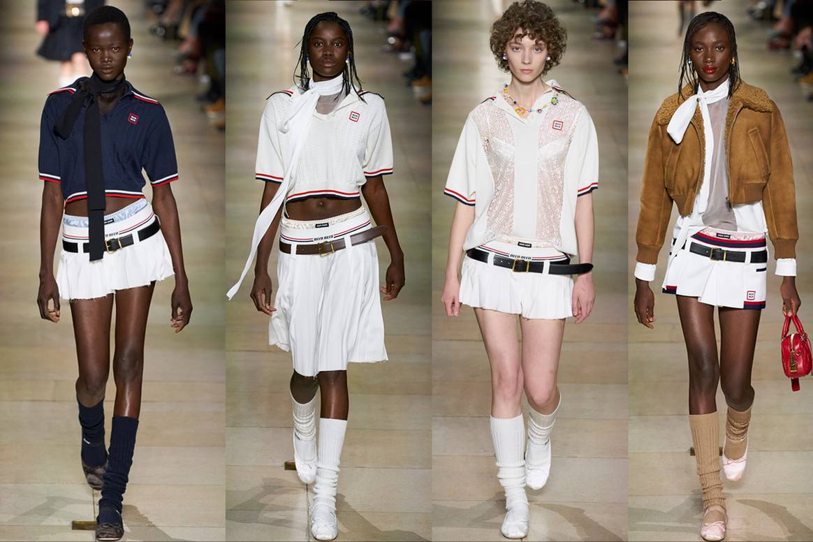 Miu Miu FW22 Looks de tenis