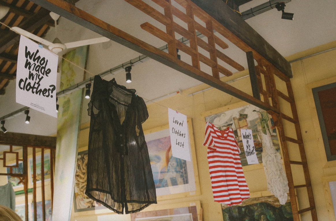 "Who Made my Clothes?”. Bild: Fashion Revolution Vietnam