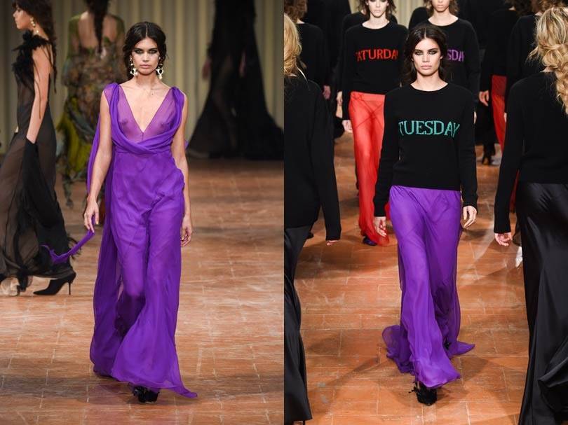 Gespot op de catwalk: Pantone x Prince paars