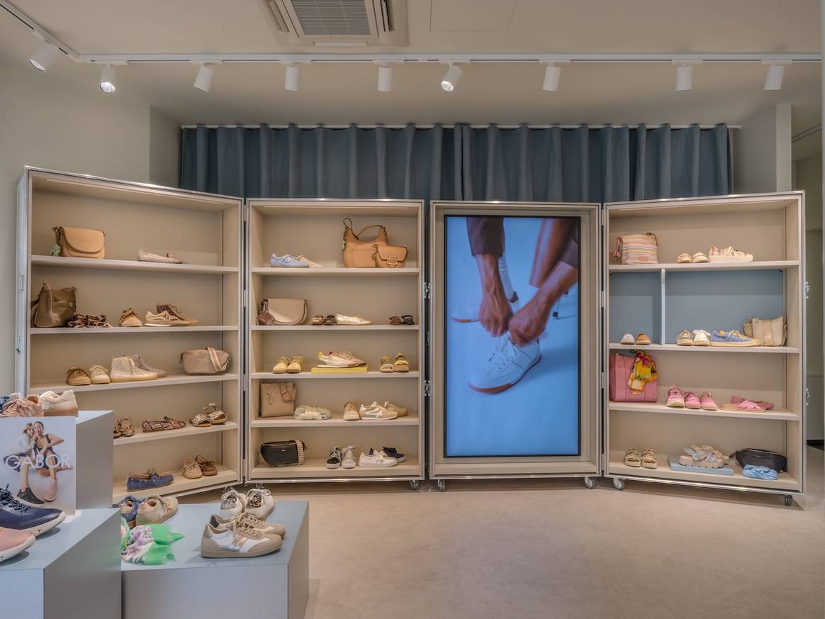 View of the newly designed Gabor flagship store in Westerland on Sylt Image: Sven Erberich