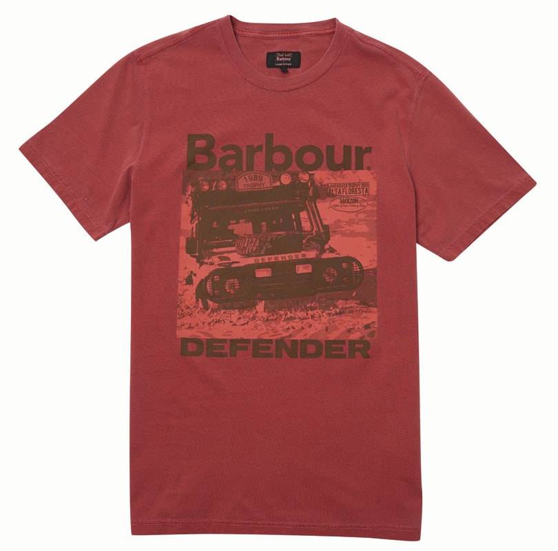 Barbour land rover defender t shirt online