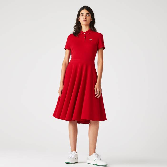 Damen Polokleid aus Baumwoll-Piqué | Lacoste