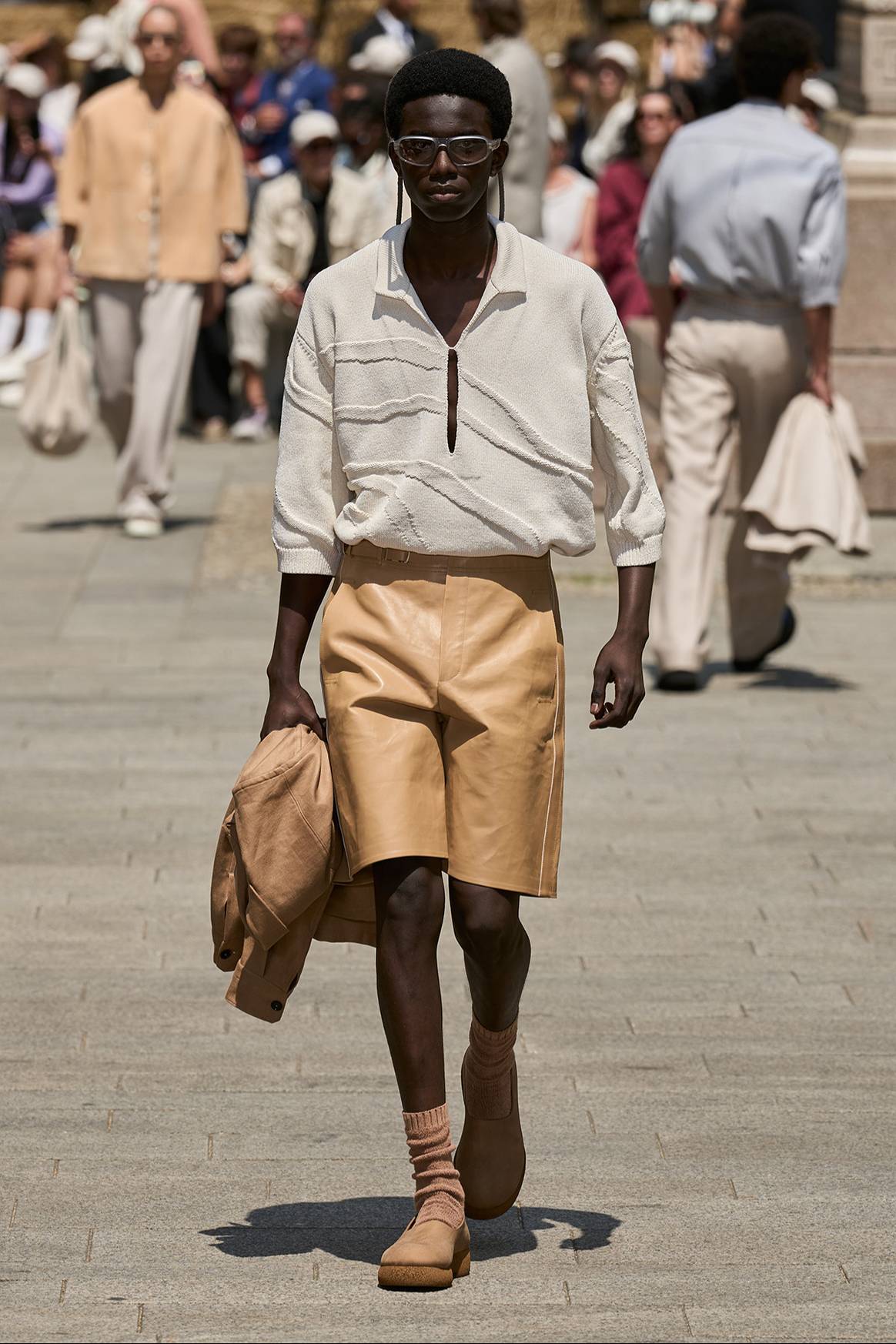 Créditos: Zegna, colección “L’Oasi di Lino” para la temporada Primavera/Verano SS24. Fotografía de cortesía.