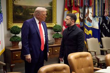 "Mi piace molto!" L'abito di Zelenski conquista Trump