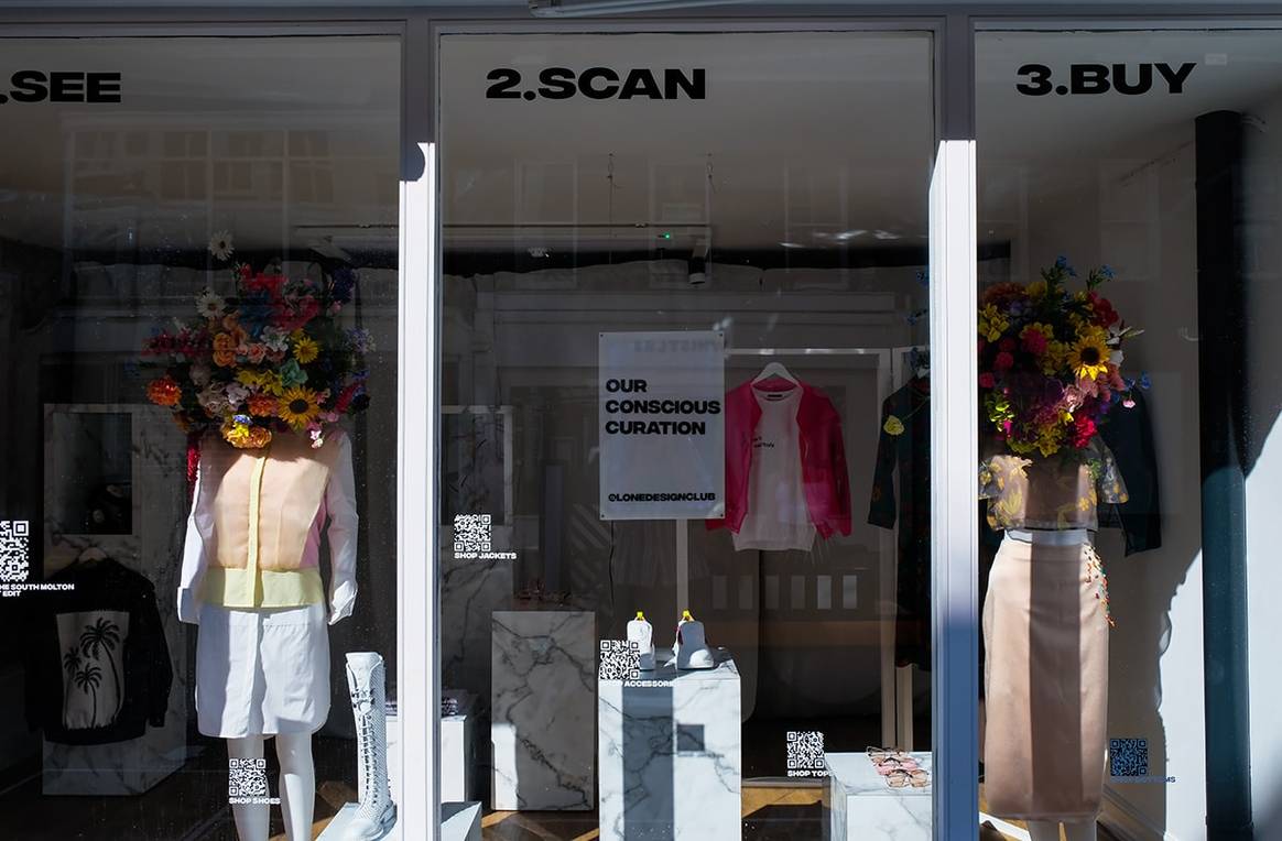 Lone Design Club launches shoppable window