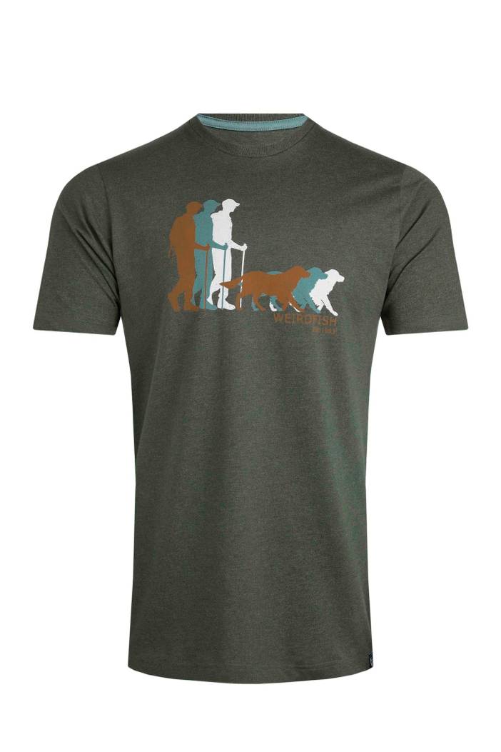 Man's Best Friend Eco Graphic T-Shirt Mineral | Weird Fish