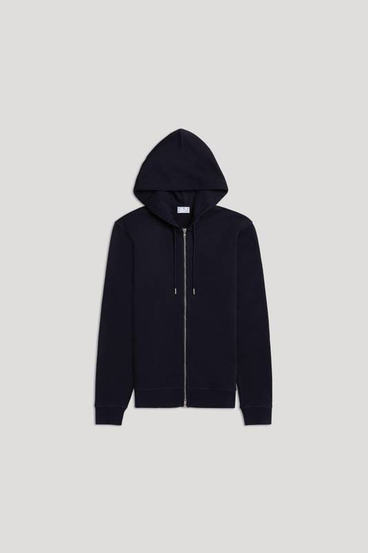 The Zip Hoodie Black | ASKET