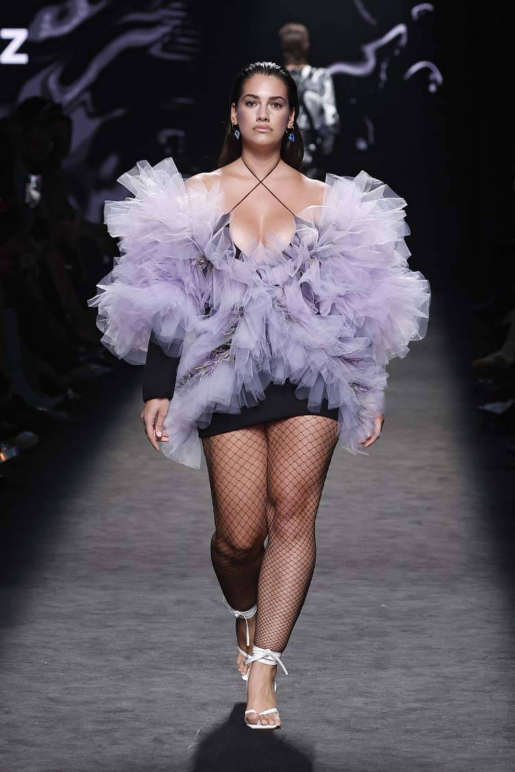 Imagen de la colección FW23 de Paloma Suárez en MBFW Madrid, por cortesía de la organización