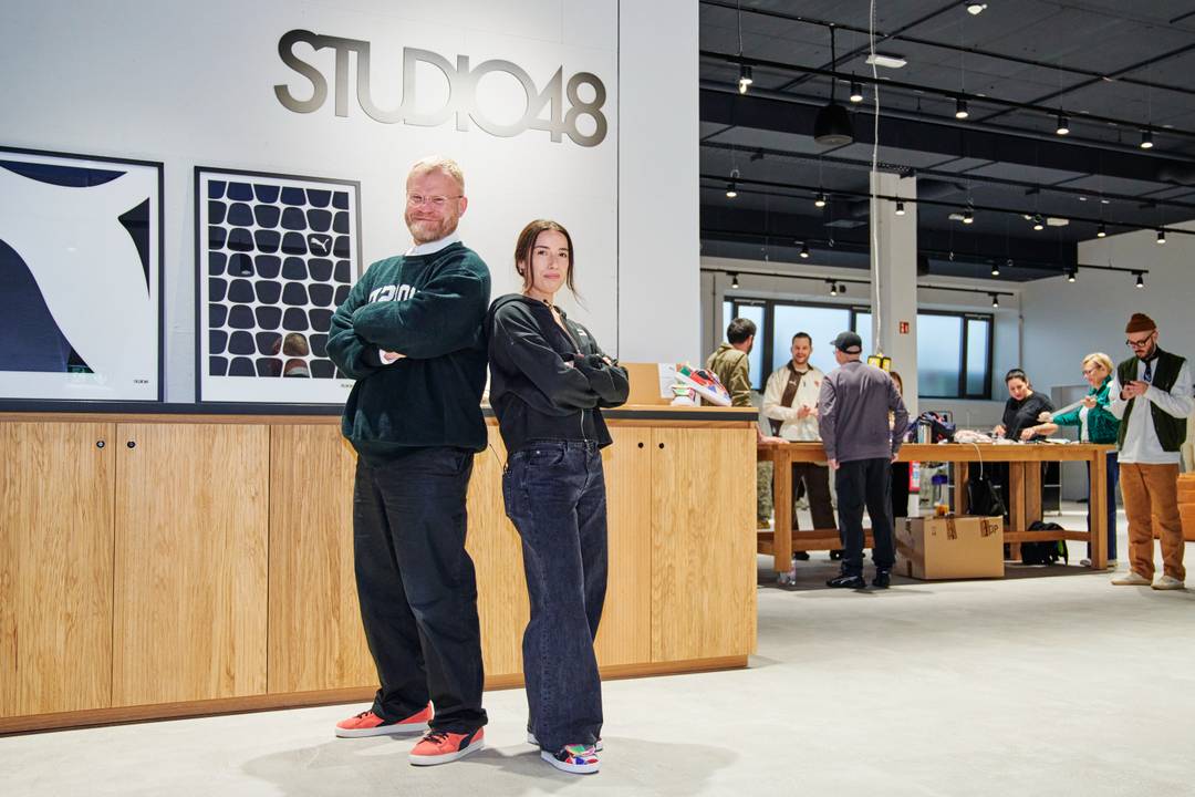 Heiko Desens and Nicole McLaughlin at Puma's Studio 48.