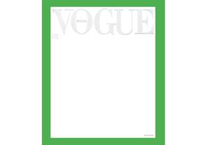 The cover of Vogue Italy’s April issue is white in response to the coronavirus: their next April issue should be green