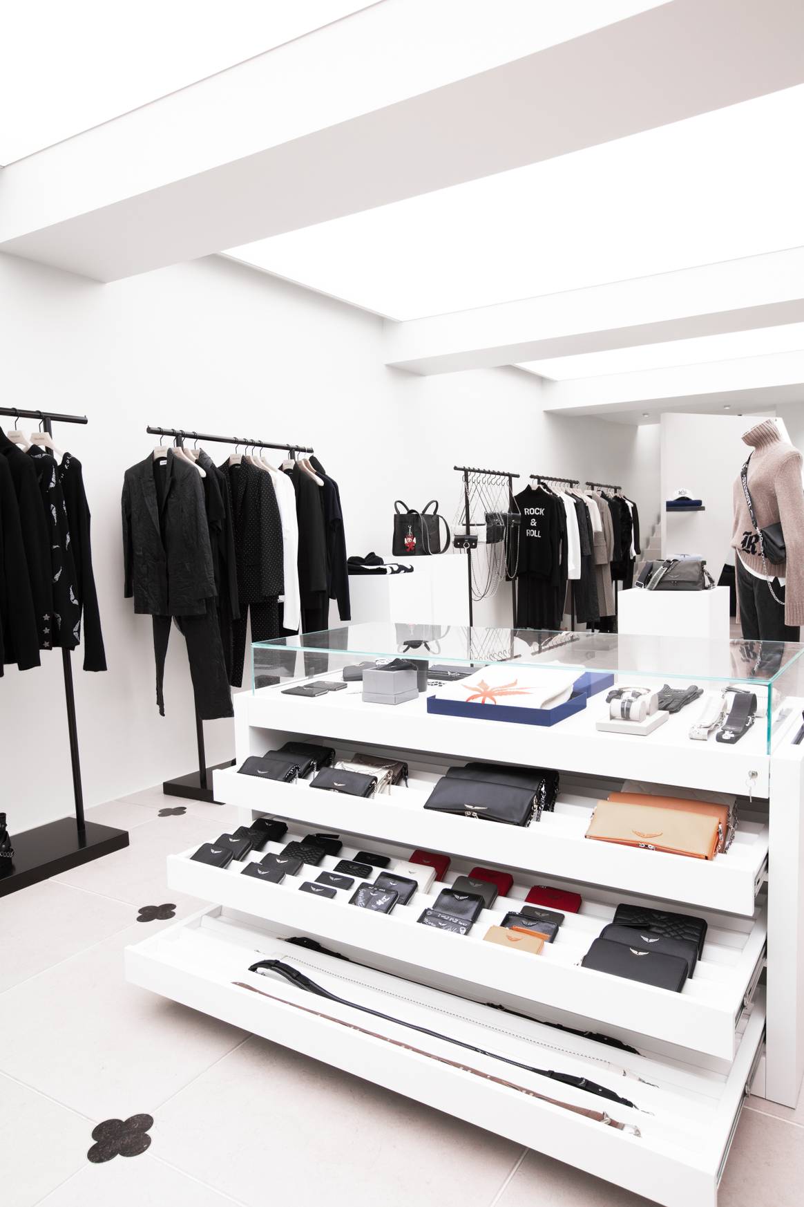 Zadig & Voltaire and Pellat-Finet co-branded concept store at 326 Rue Saint-Honoré, Paris