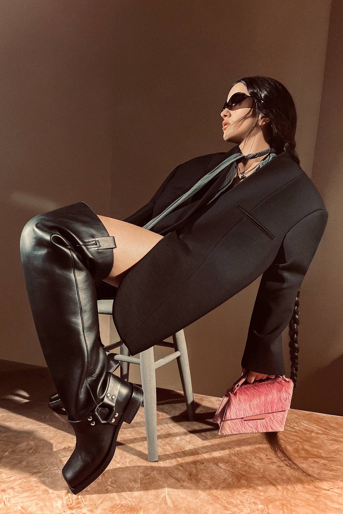 Photo Credits: Rosalía, protagonista de la nueva campaña de Acne Studios para la temporada Otoño/Invierno 2022 FW22.