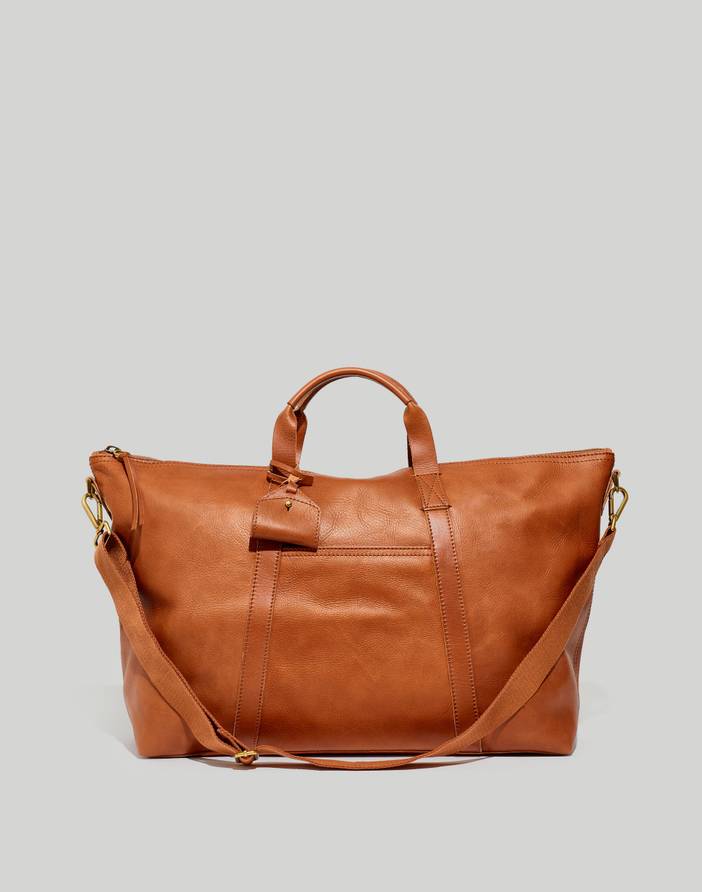 The Overnight Bag in Leather | Madewell