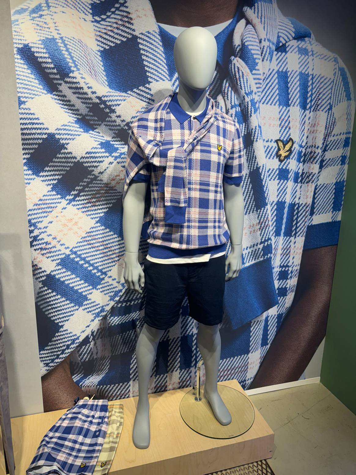 Zomerse tartan bij Lyle & Scott