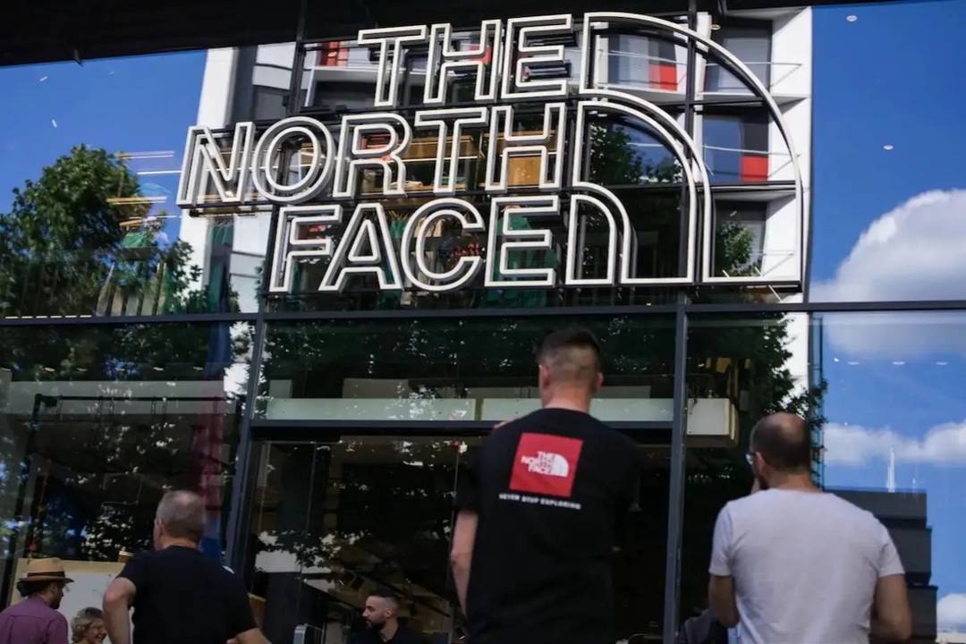 Uno store del marchio The North Face