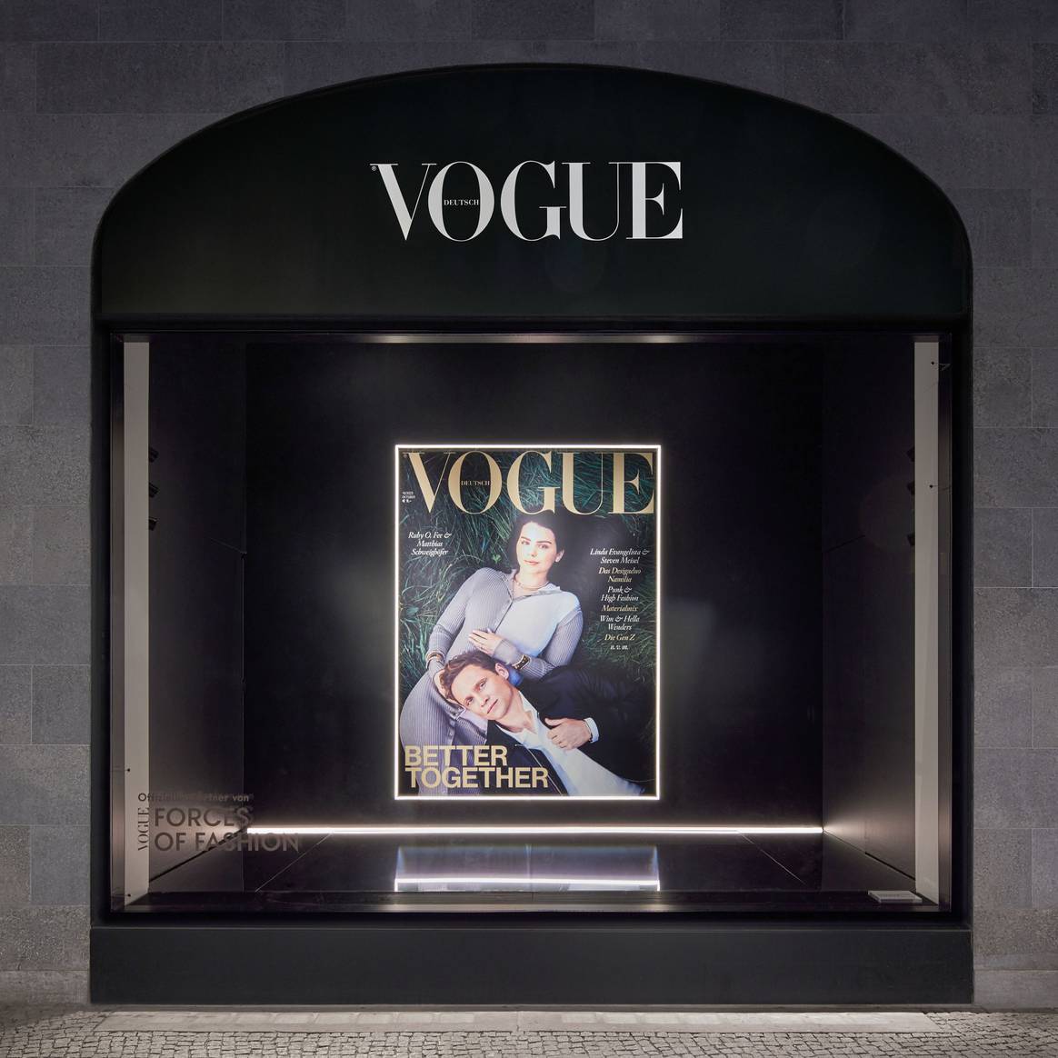 45 Jahre Vogue Germany, Schaufenster des KaDeWe