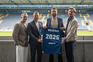 Bugatti stattet Arminia Bielefeld aus 