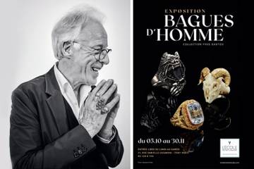 L’antiquaire Yves Gastou expose pour la première fois ses bagues d’homme