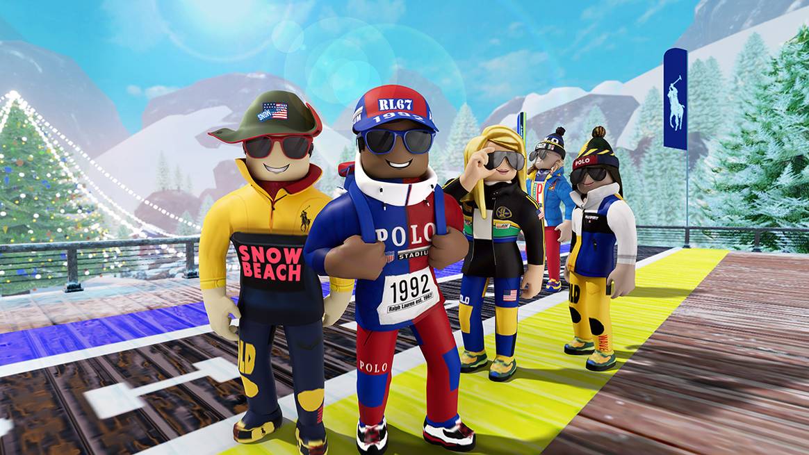 Photo Credits: Ralph Lauren Winter Escape, mundo navideño de Ralph Lauren en Roblox.