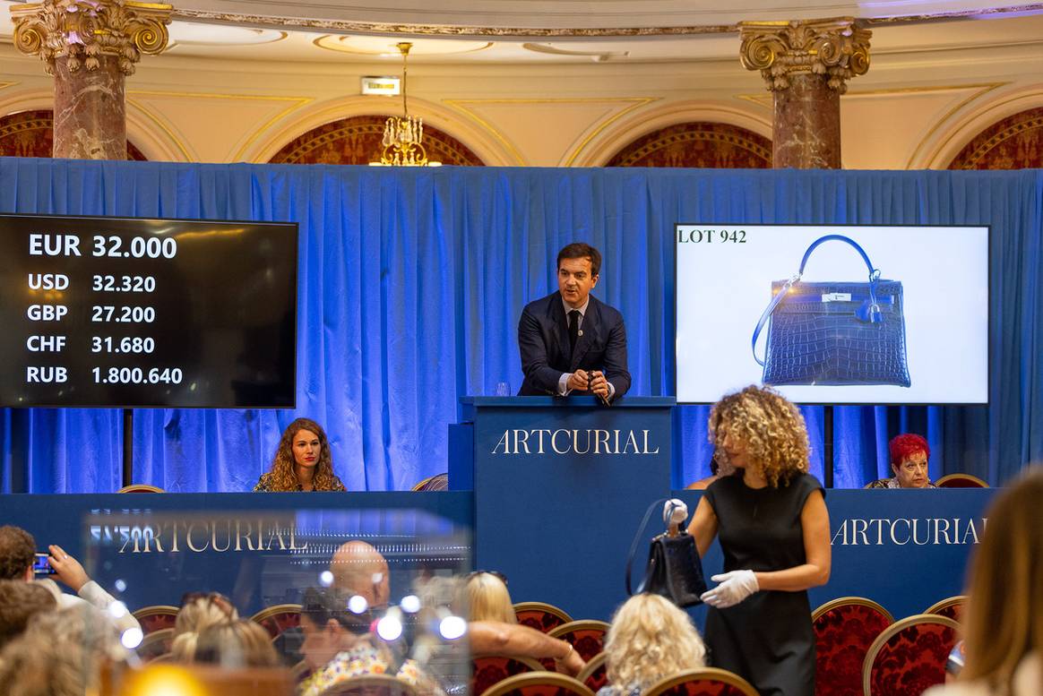 Image: Artcurial Monaco Auction Week 2022, Hermès and Luxury Bags auction, Hôtel Hermitage Monte-Carlo. Photo courtesy of Artcurial