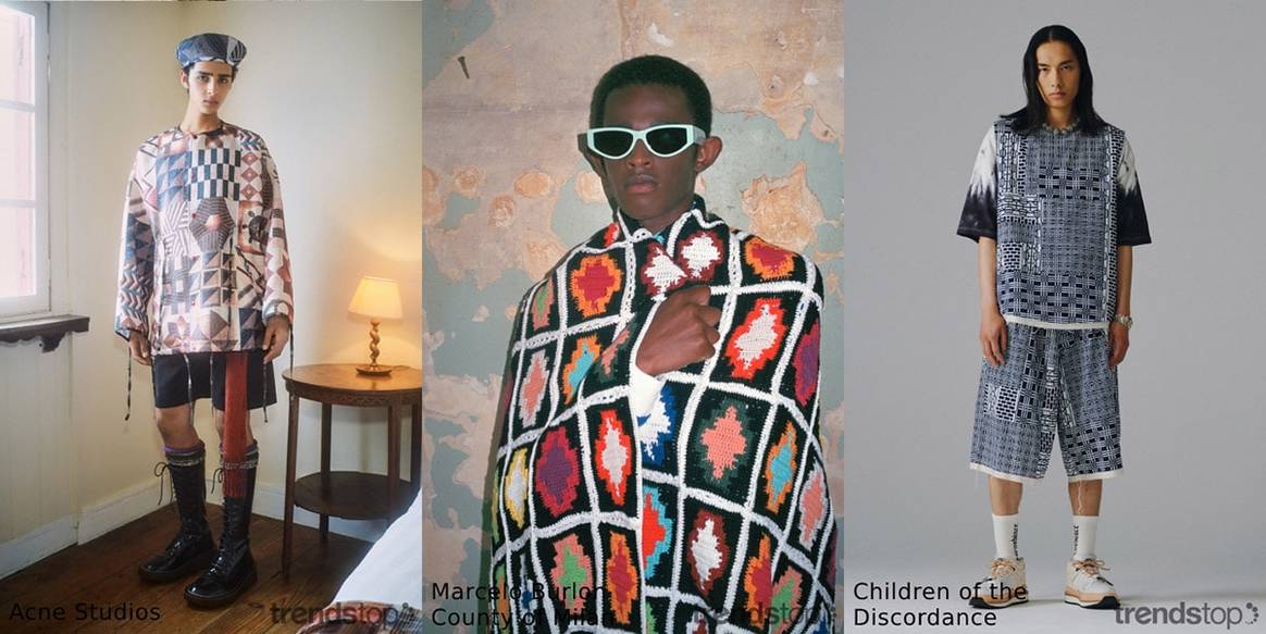 Spring/Summer 2022 menswear print trends