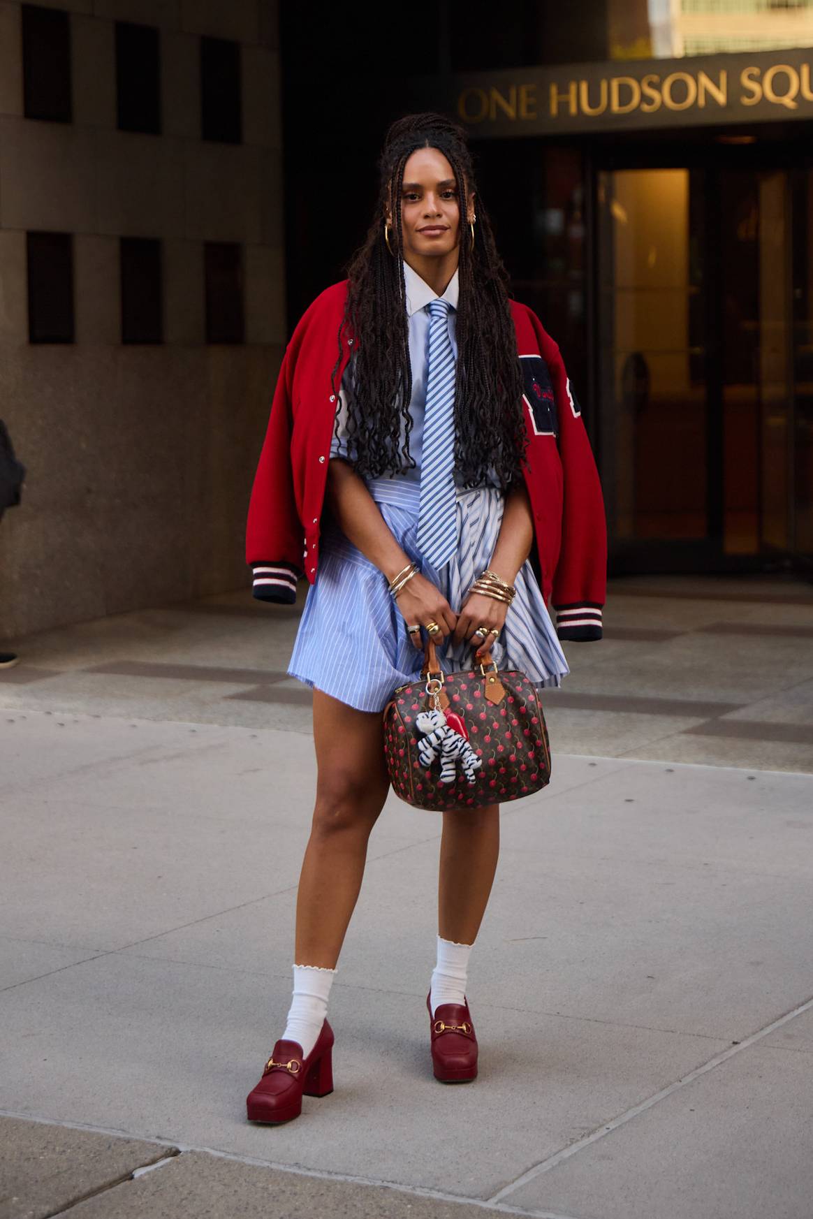 NYFW SS25 street style (el estilo de la calle).