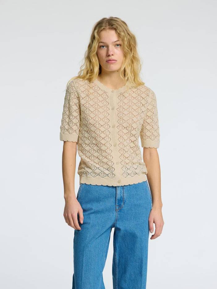 Korte Mouwen Gebreid Vest | Selected-Femme