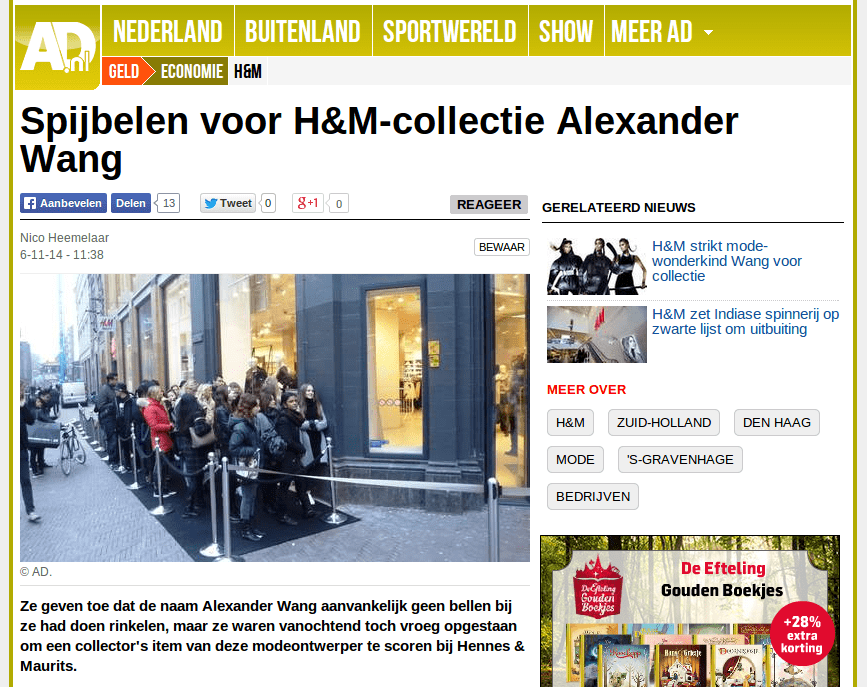 LIVE: Alexander Wang voor H&M van minuut tot minuut